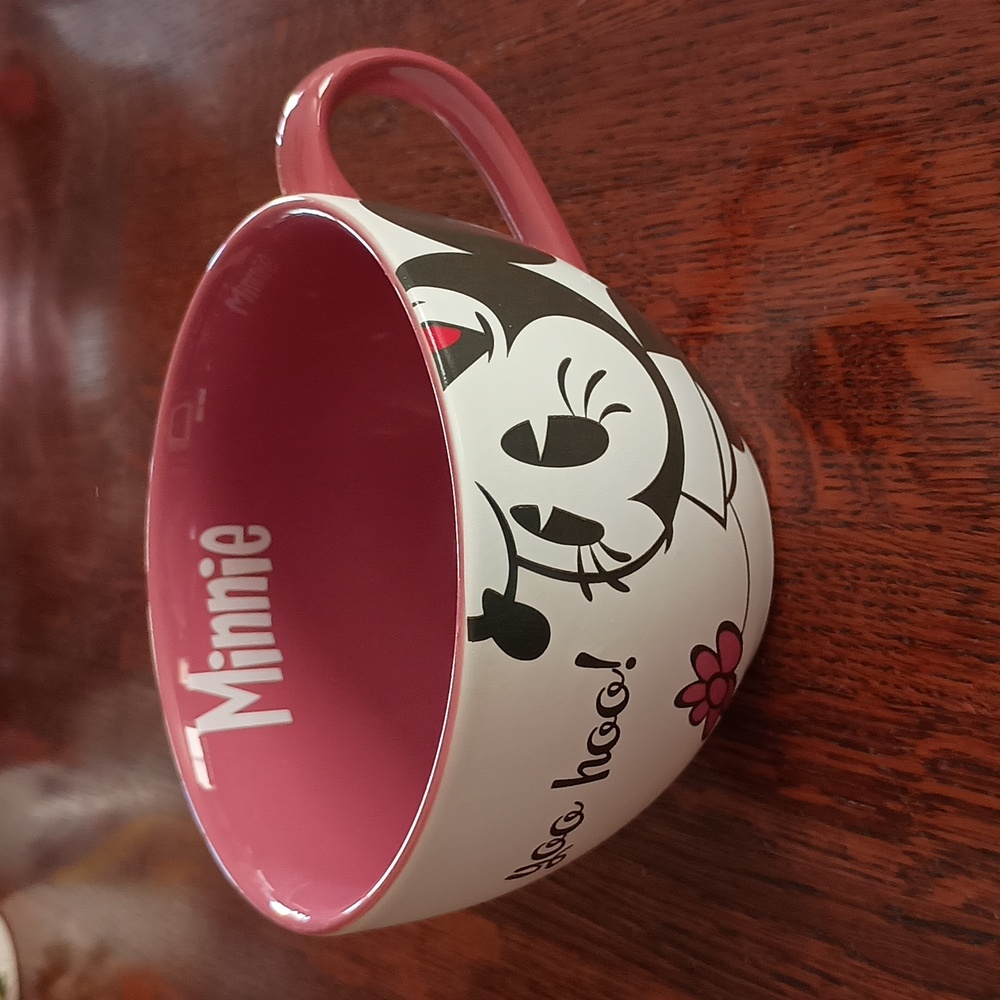 Disney Store Minnie Mouse Yoo Hoo!Ceramic Coffee Tea Cup Original Authentic b600